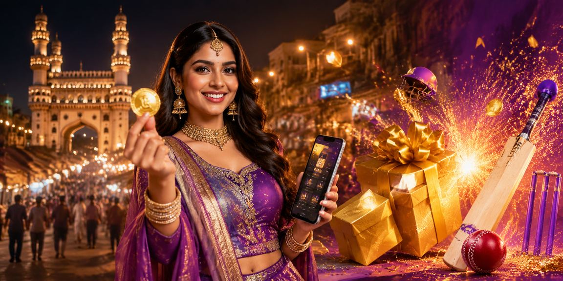 Festive cricket and IPL promotion night market in Hyderabad